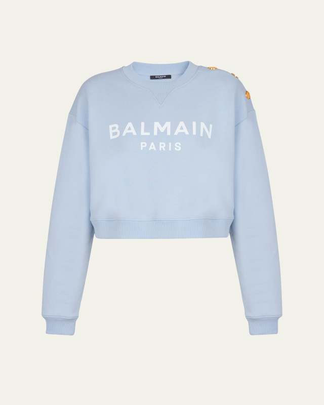Logo Cropped Sweatshirt
